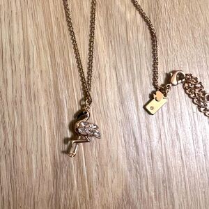 Kate Spade Rose Gold Flamingo Necklace